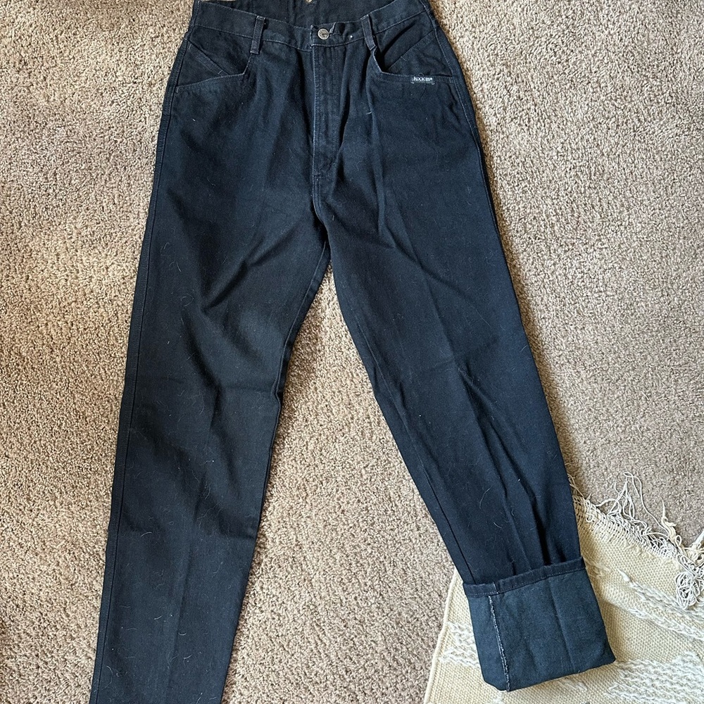 Black High-Waisted Rockies